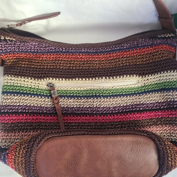 The Sak Sequoia Hand-Crocheted Lined Medium Shoulder Bag - Picture 7 of 8